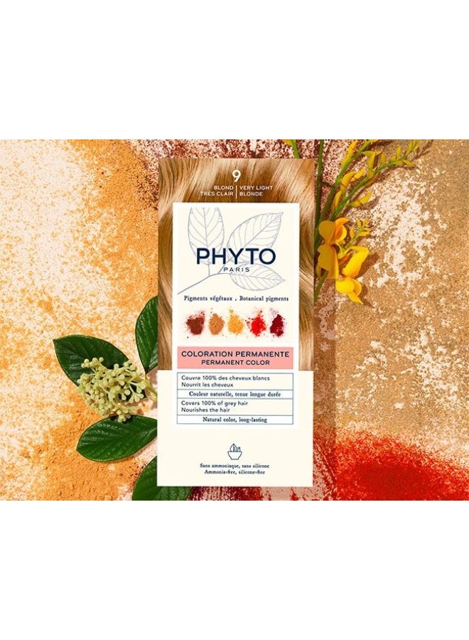 Phyto Paris Phyto Color Permanent Color - Hair Colour: 9 Very Light Blond - Image 3